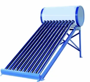 Non Pressurized All Glass Evacuated Tube Solar Water Heater