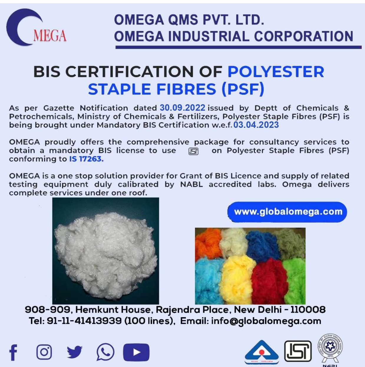 Polyester Fiber and its uses