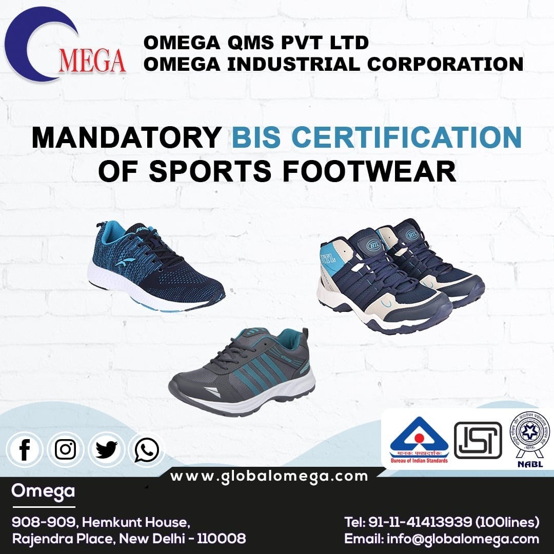BIS certification for sport footwear